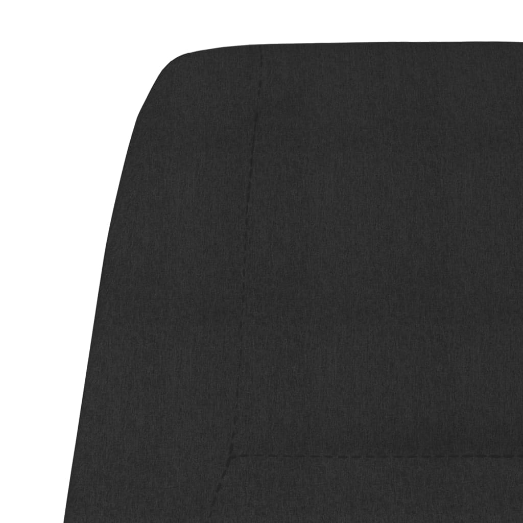 Fauteuil de relaxation tissu noir