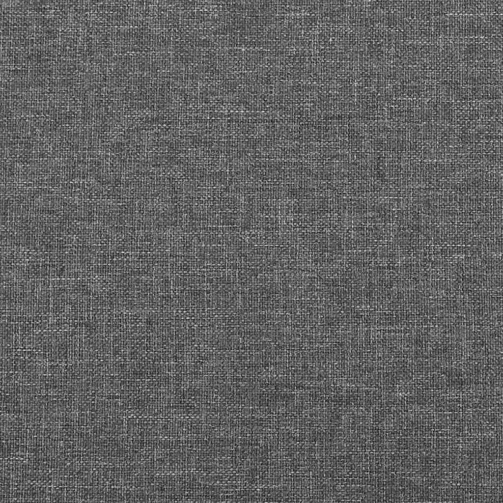 Fauteuil de relaxation tissu gris foncé