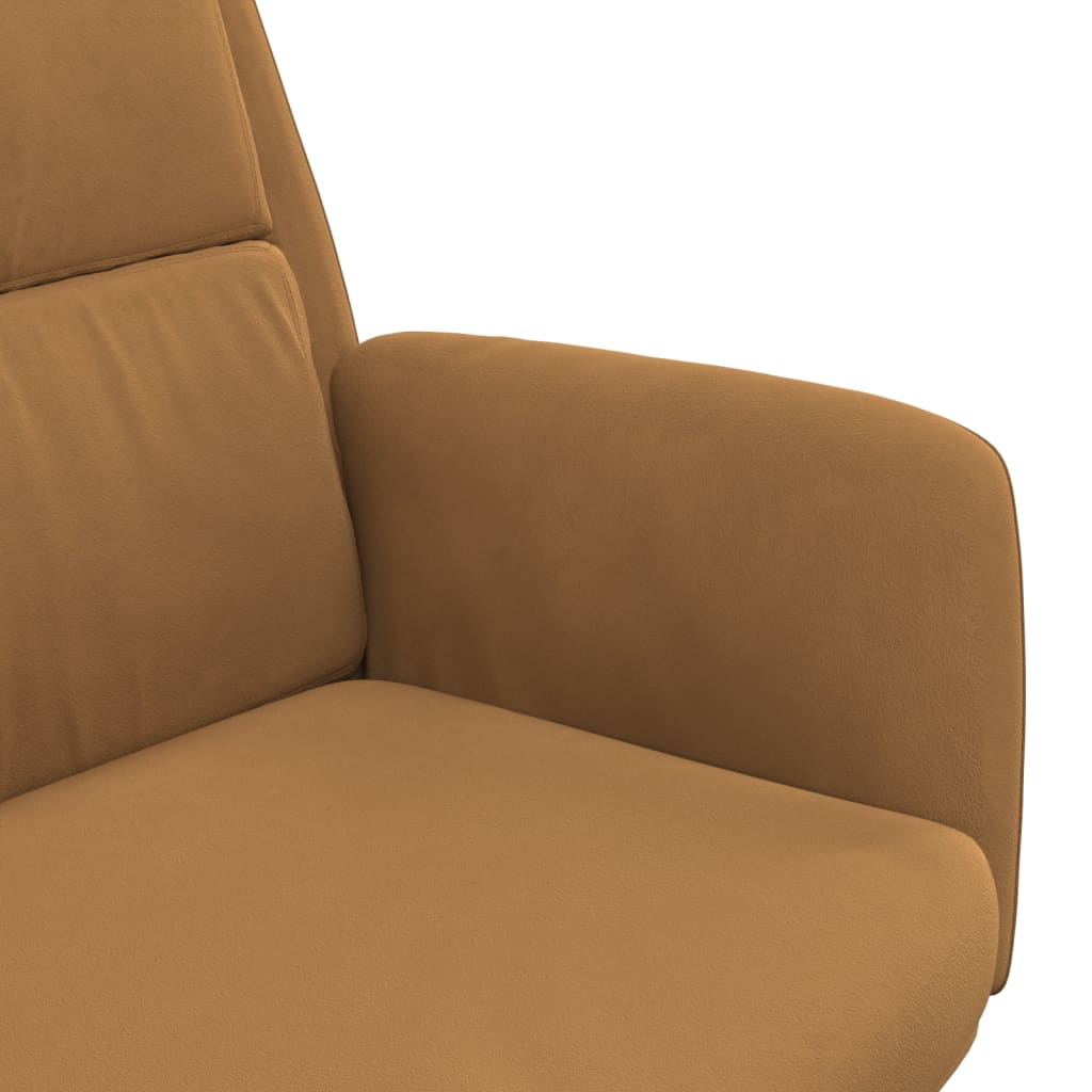 Relaxsessel Braun Samt