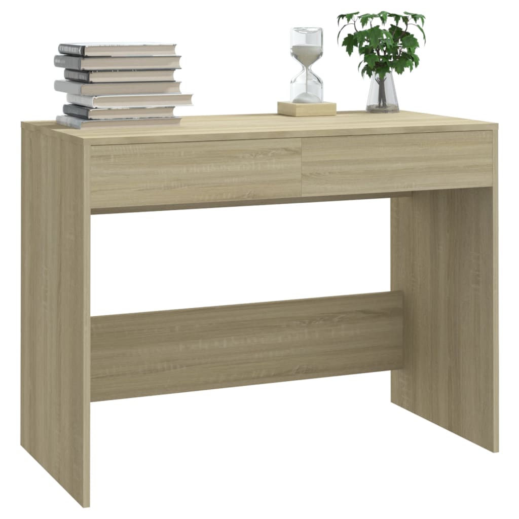 Desk Sonoma Oak 101x50x76.5 cm Wood Material