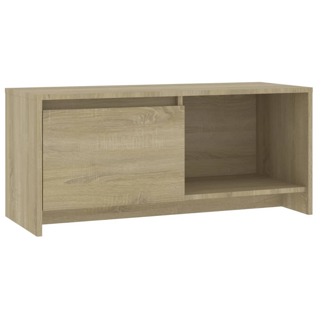 Meuble TV en chêne Sonoma 90x35x40 cm, matériau à base de bois