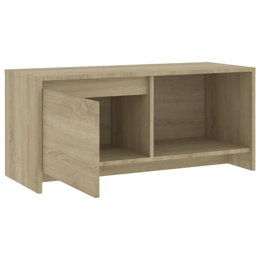 Meuble TV en chêne Sonoma 90x35x40 cm, matériau à base de bois