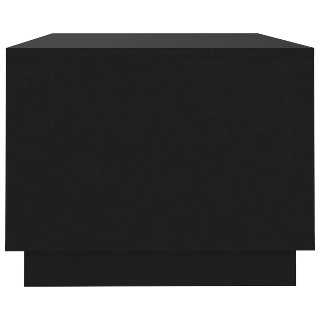 Coffee Table Black 102x55x43 cm Wood Material