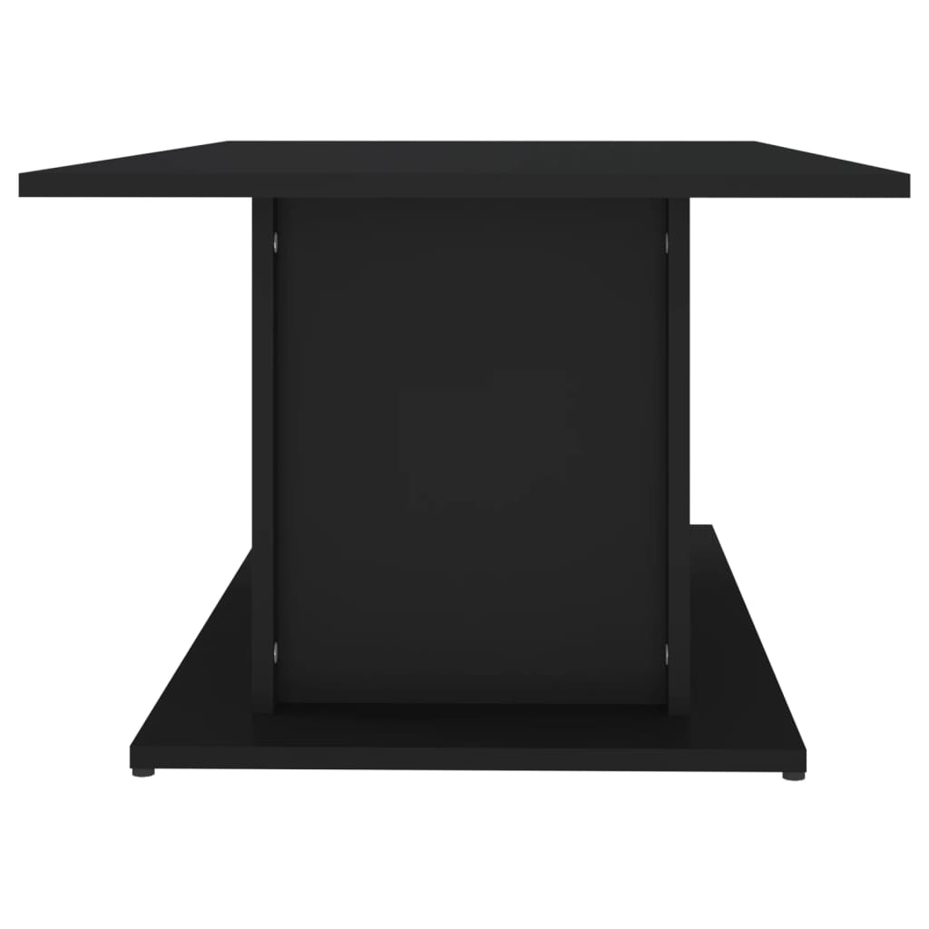 Coffee Table Black 102x55.5x40 cm Wood Material