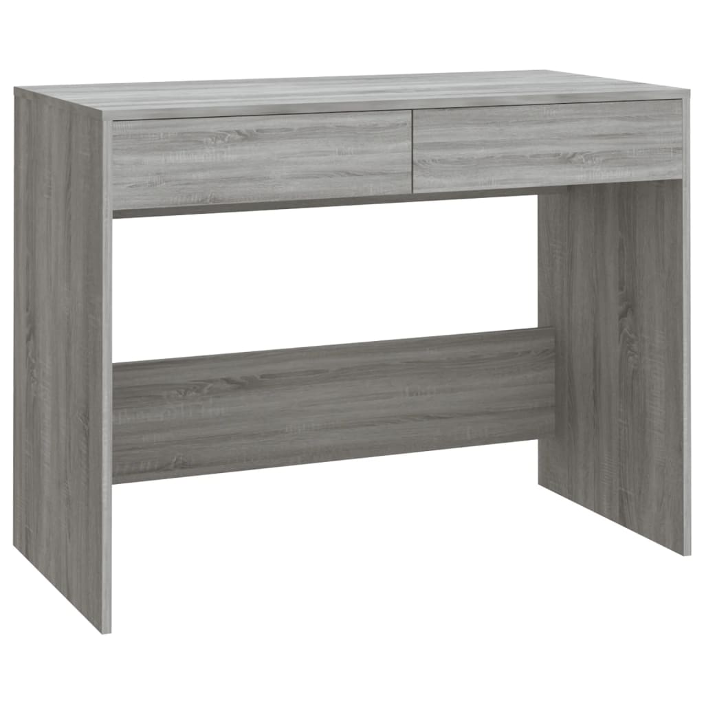 Bureau Sonoma gris 101x50x76,5 cm matériau bois