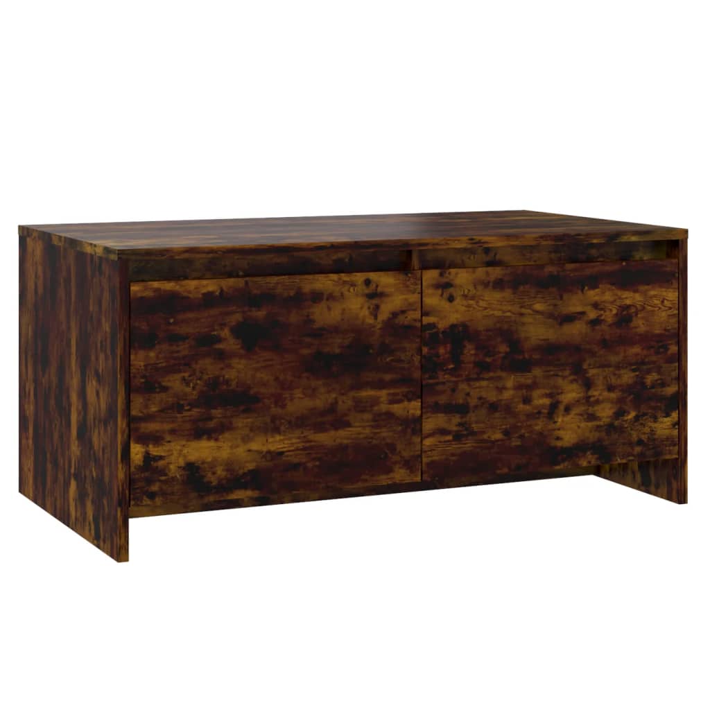 Coffee table smoked oak 90x50x41.5 cm wood material