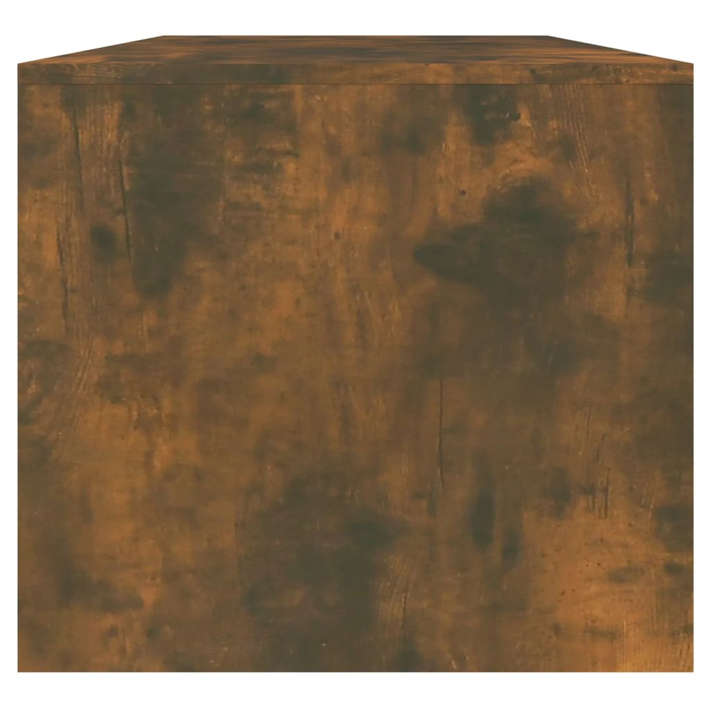 Coffee table smoked oak 102x50x45 cm wood material