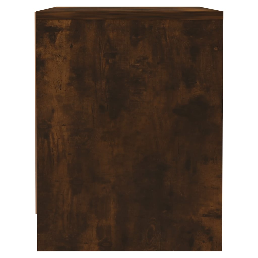 Tables de chevet 2 pcs. chêne fumé 45x34x44,5 cm matériau bois