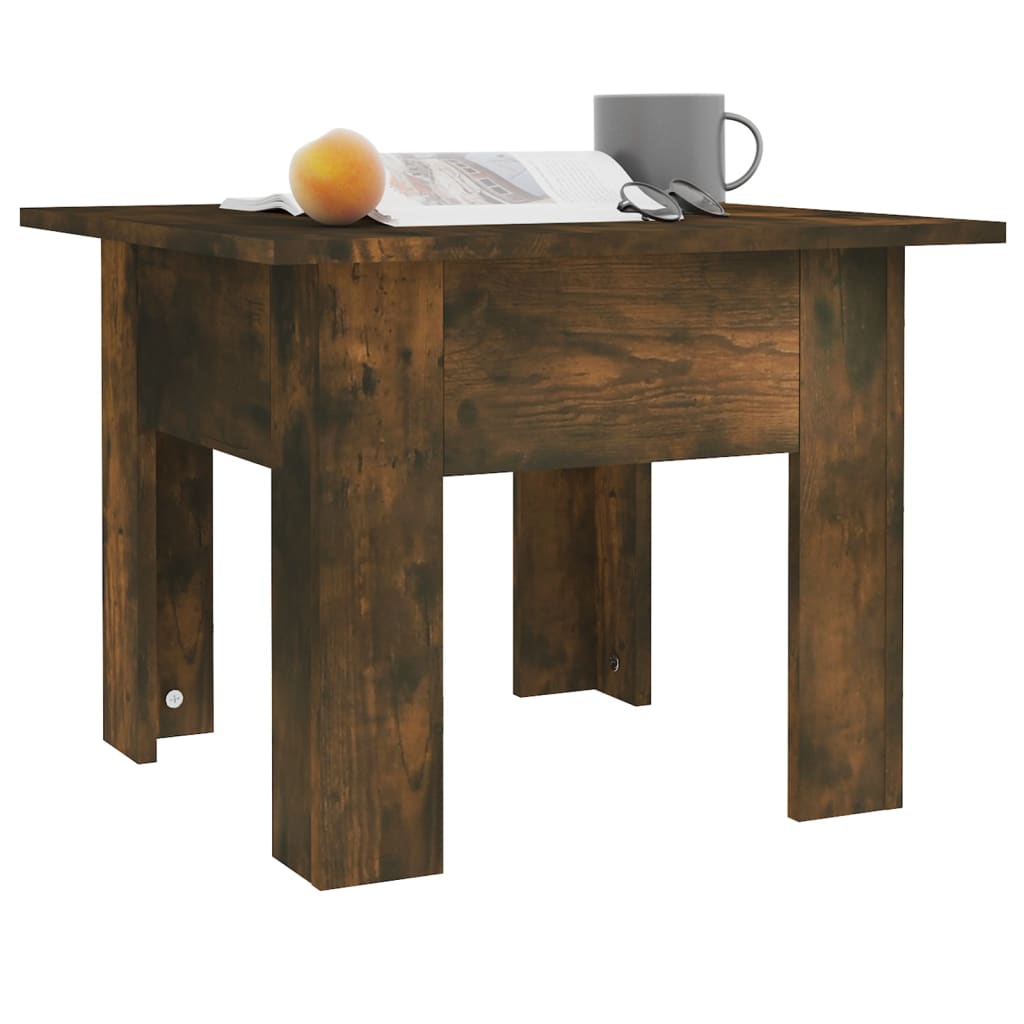 Couchtisch Räuchereiche 55x55x42 cm Holzwerkstoff