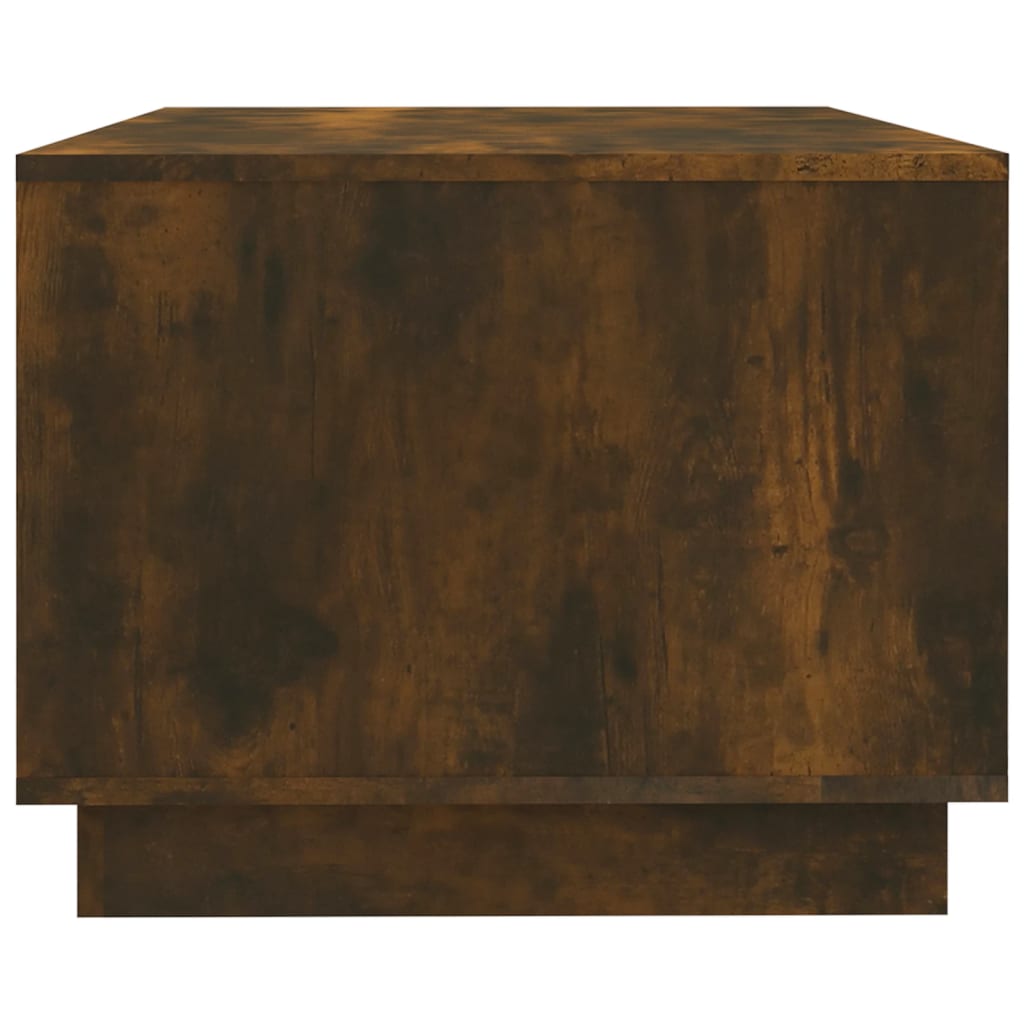 Coffee table smoked oak 102x55x43 cm wood material