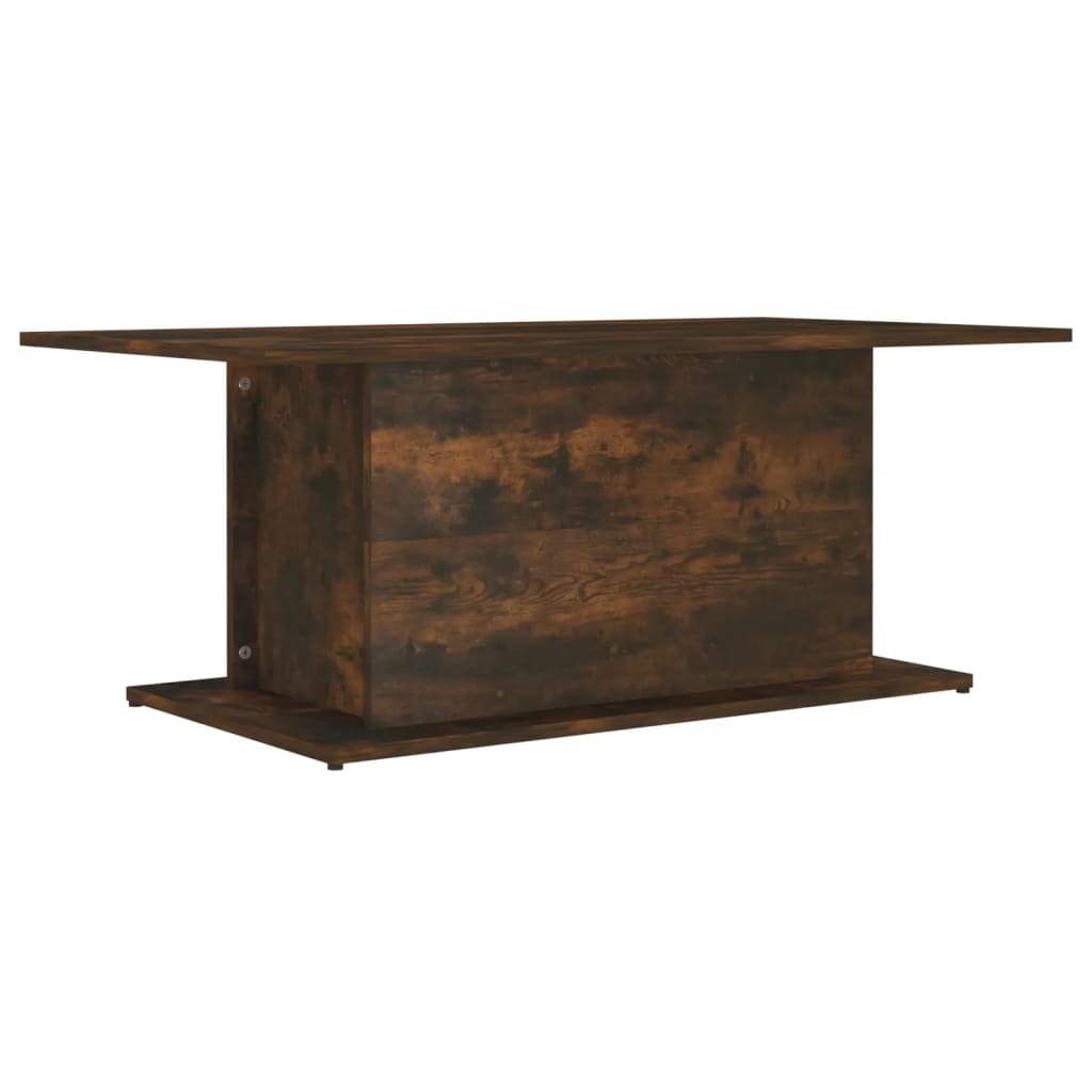 Coffee table smoked oak 102x55.5x40 cm wood material
