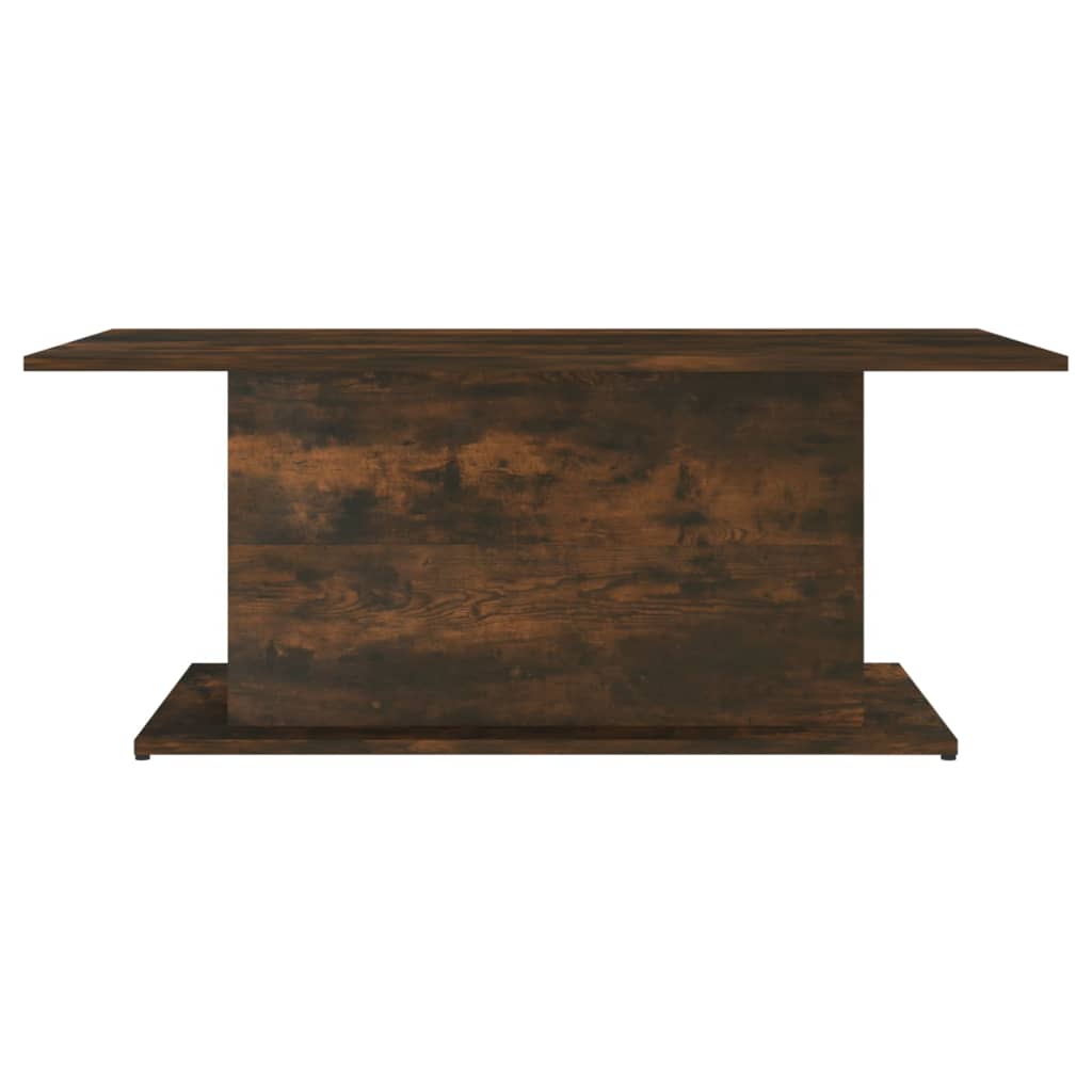 Coffee table smoked oak 102x55.5x40 cm wood material