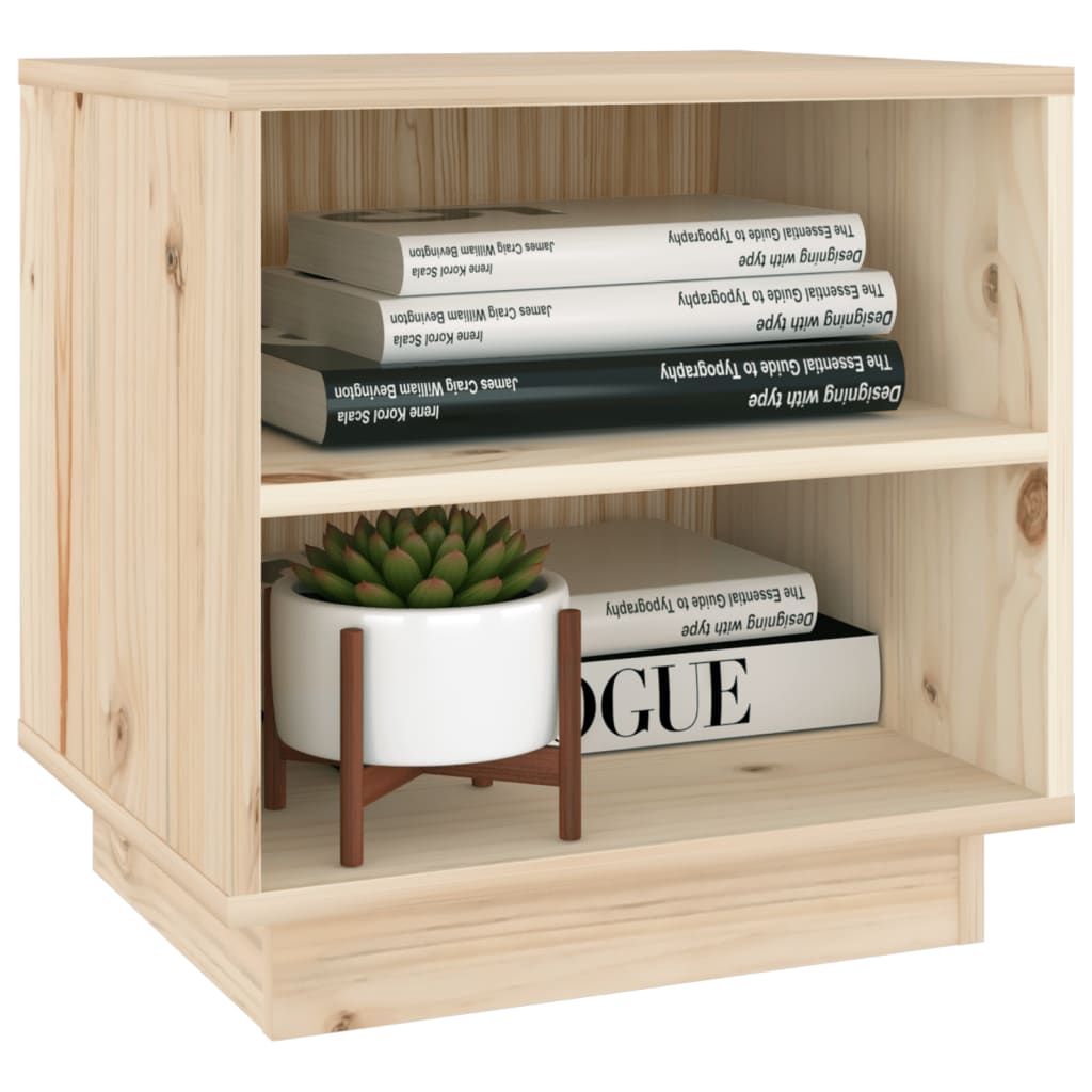 Bedside tables 2 pcs. 40x34x40 cm solid pine wood