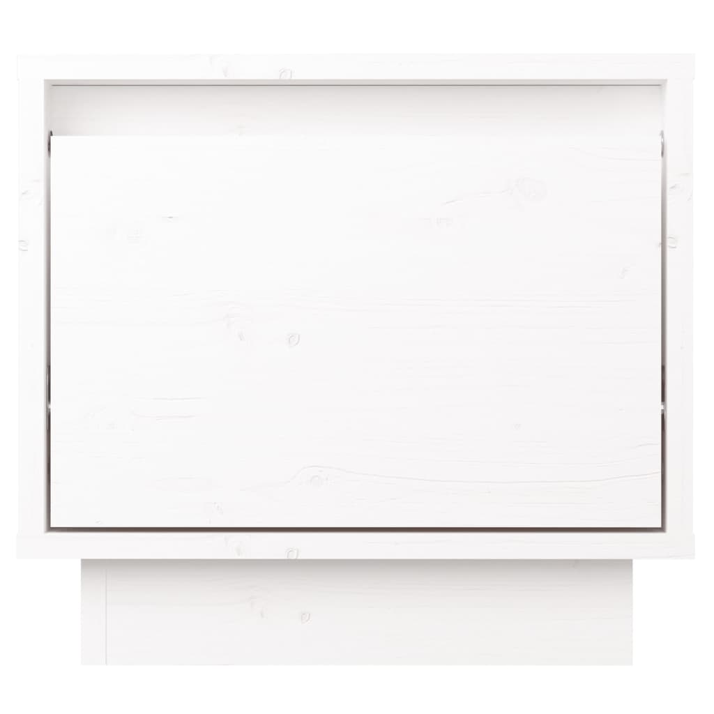 Tables de chevet 2 pcs. Blanc 35x34x32 cm bois de pin massif