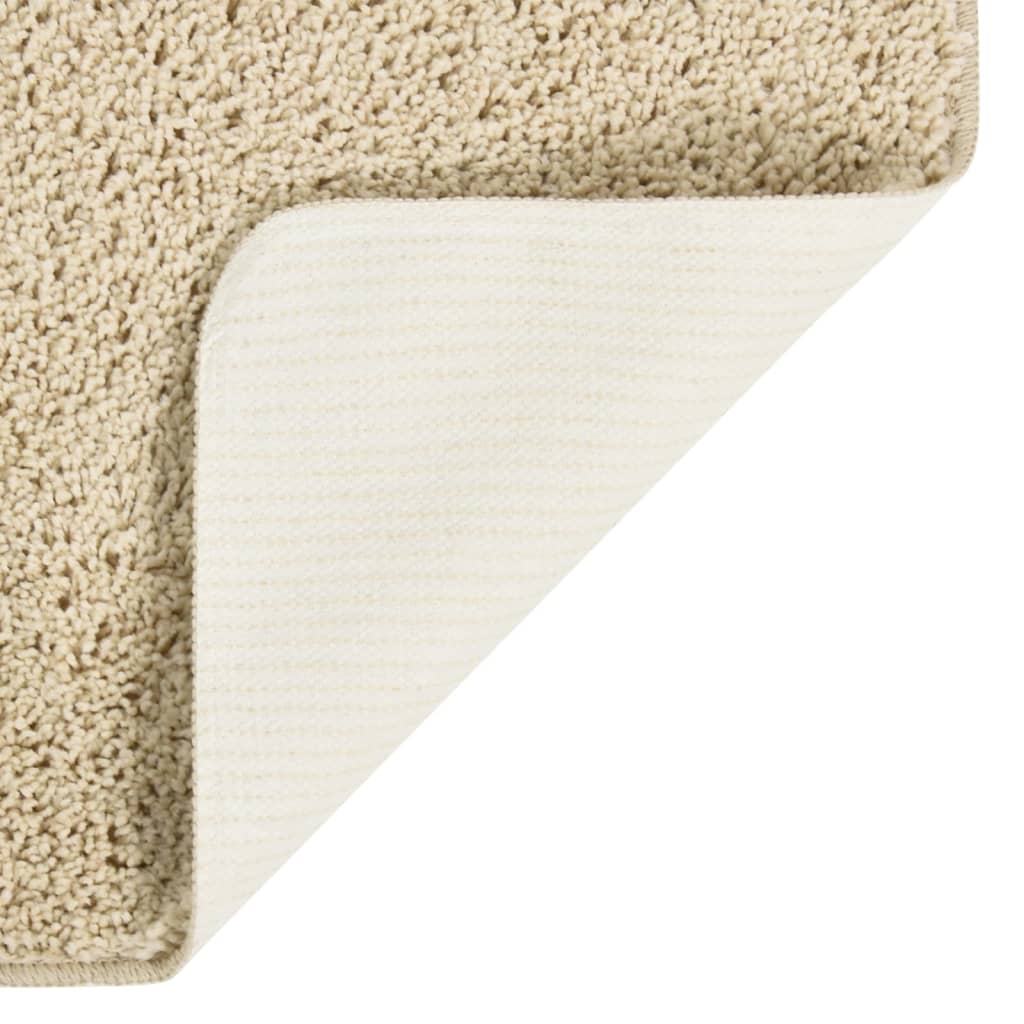 Shaggy rug cream 160x230 cm non-slip