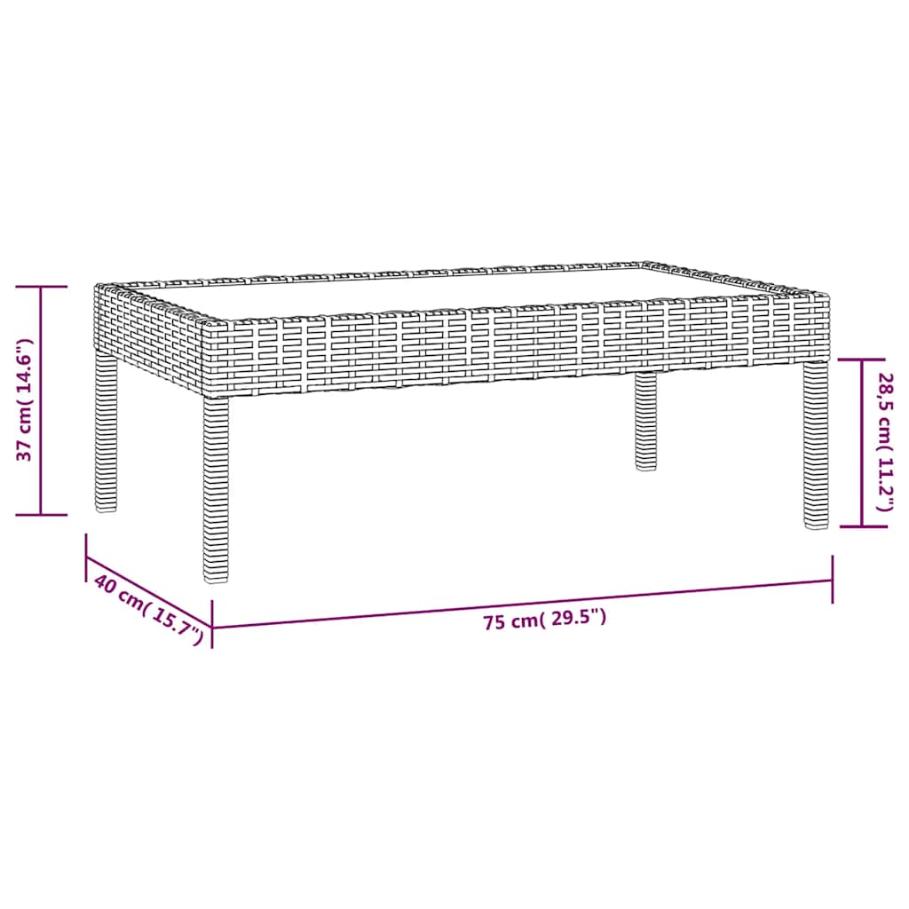 16-tlg. Garten-Lounge-Set mit Auflagen Poly Rattan Schwarz