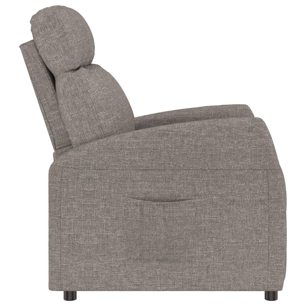 Relaxsessel Taupe Stoff