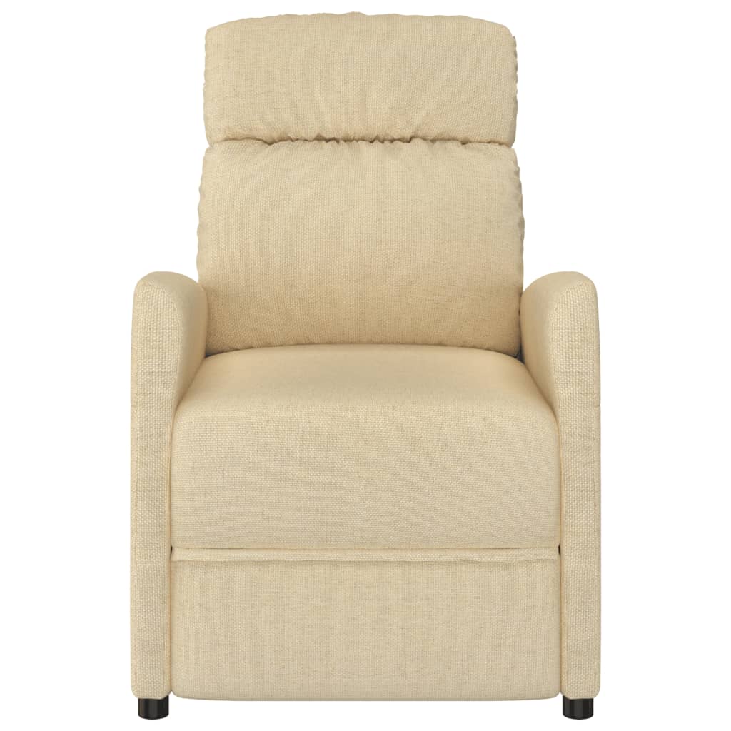 Relaxsessel Creme Stoff