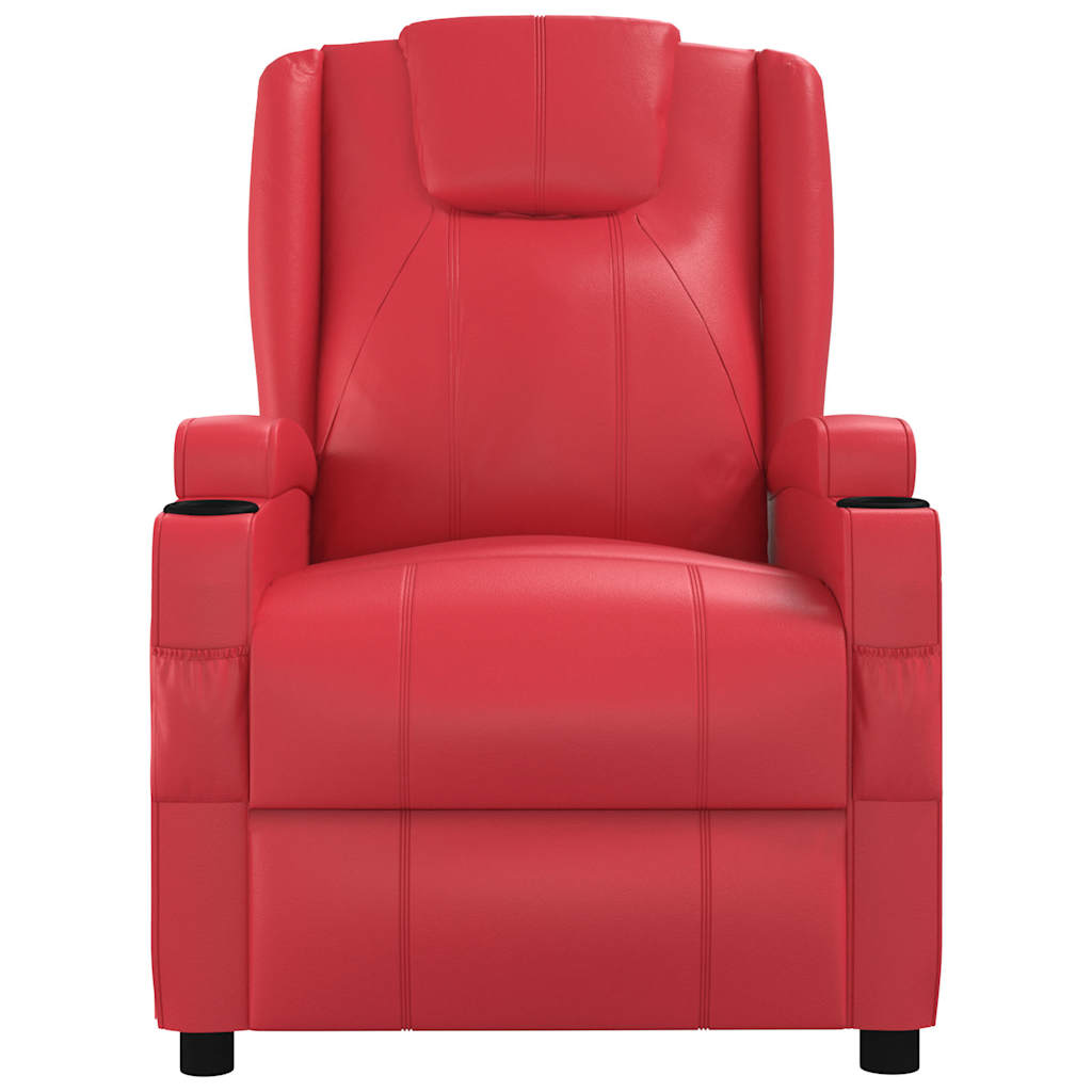 Relaxsessel Rot Kunstleder