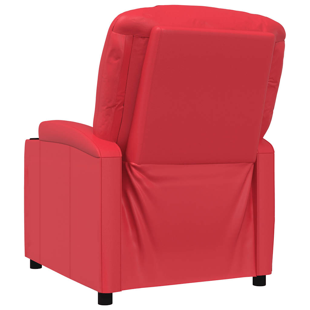 Relaxsessel Rot Kunstleder