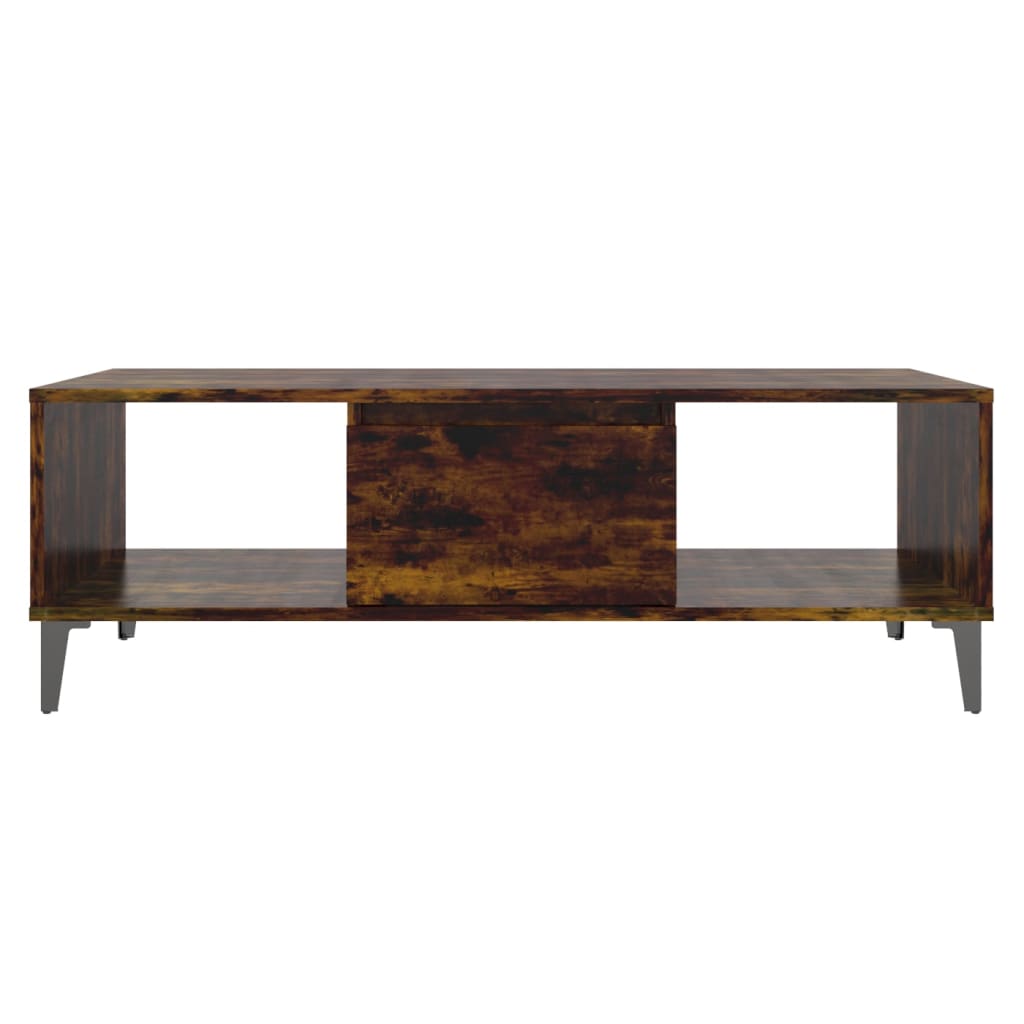 Coffee table smoked oak 103.5x60x35 cm wood material