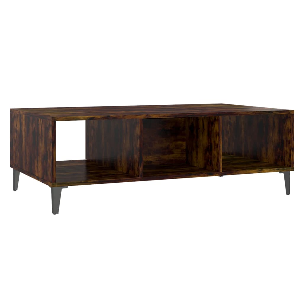 Coffee table smoked oak 103.5x60x35 cm wood material