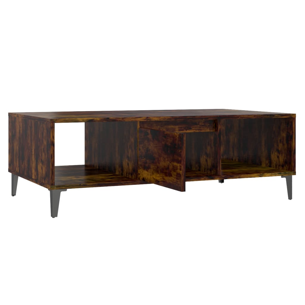 Coffee table smoked oak 103.5x60x35 cm wood material