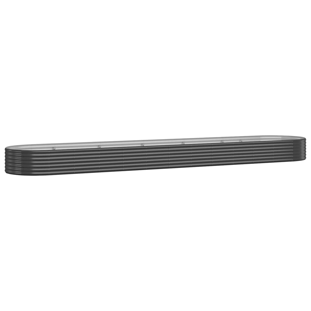 Hochbeet Verzinkter Stahl 507x100x36 cm Anthrazit