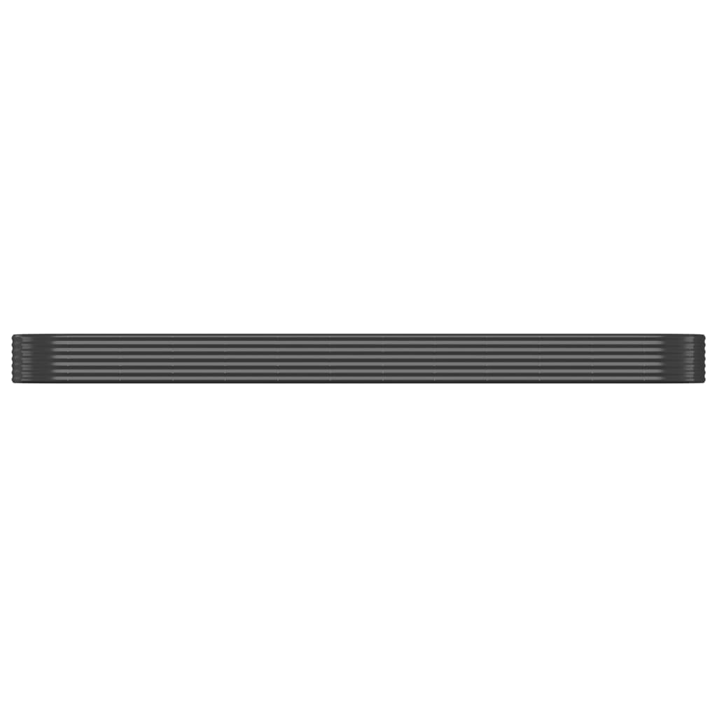 Hochbeet Verzinkter Stahl 507x100x36 cm Anthrazit