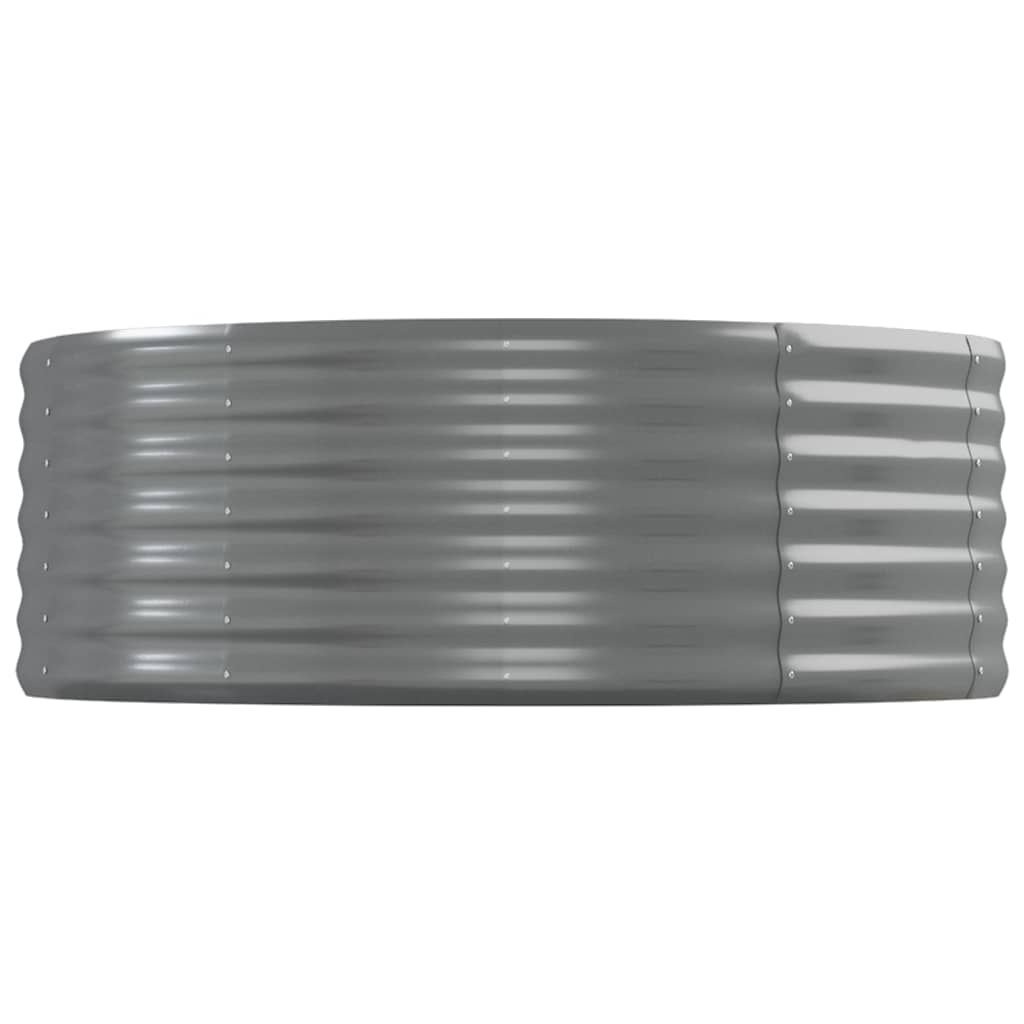 Hochbeet Verzinkter Stahl 544x100x36 cm Grau