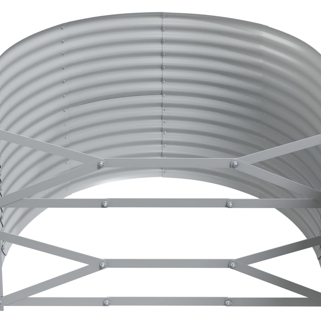 Raised bed powder-coated steel 175x100x68 cm anthracite