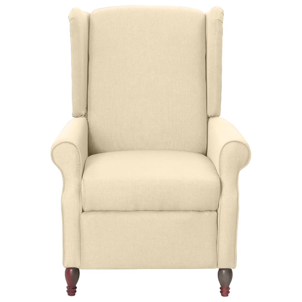 Relaxsessel Creme Stoff