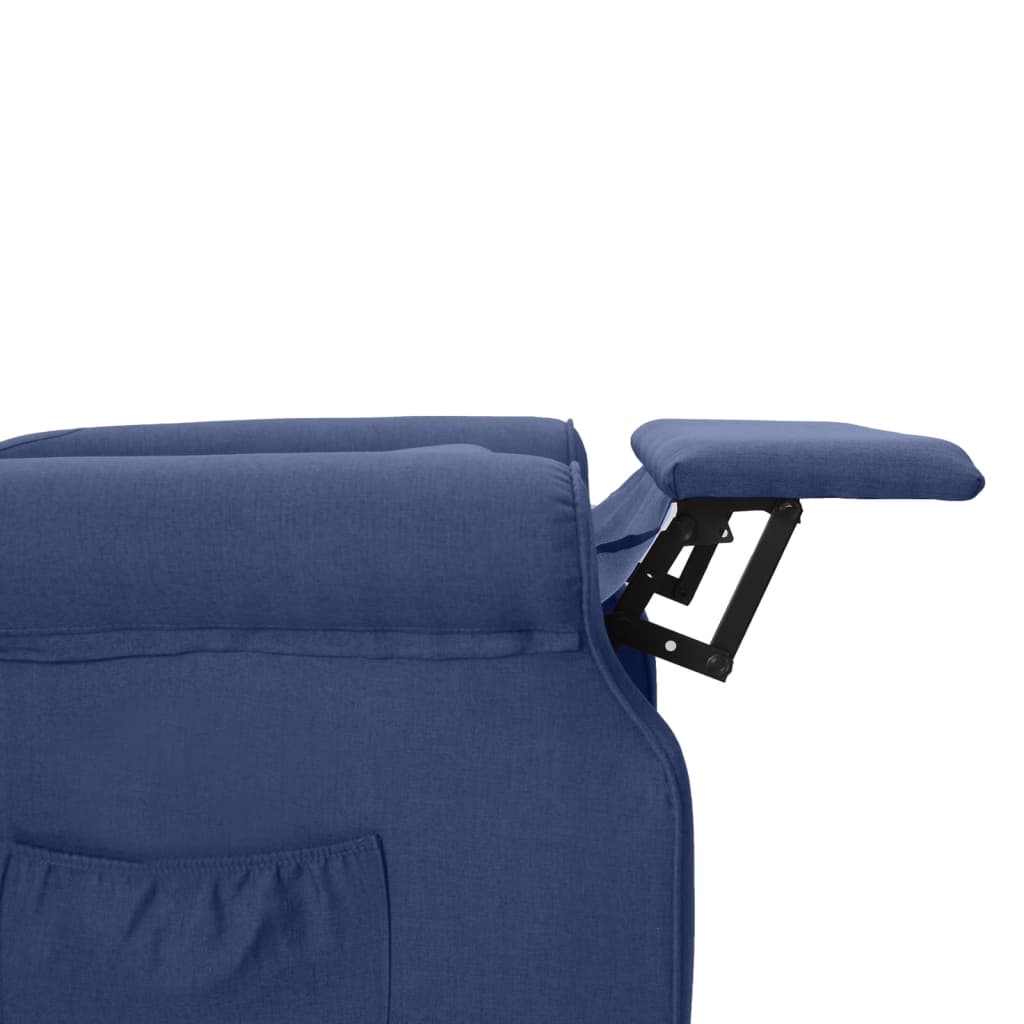 Relaxsessel Blau Stoff