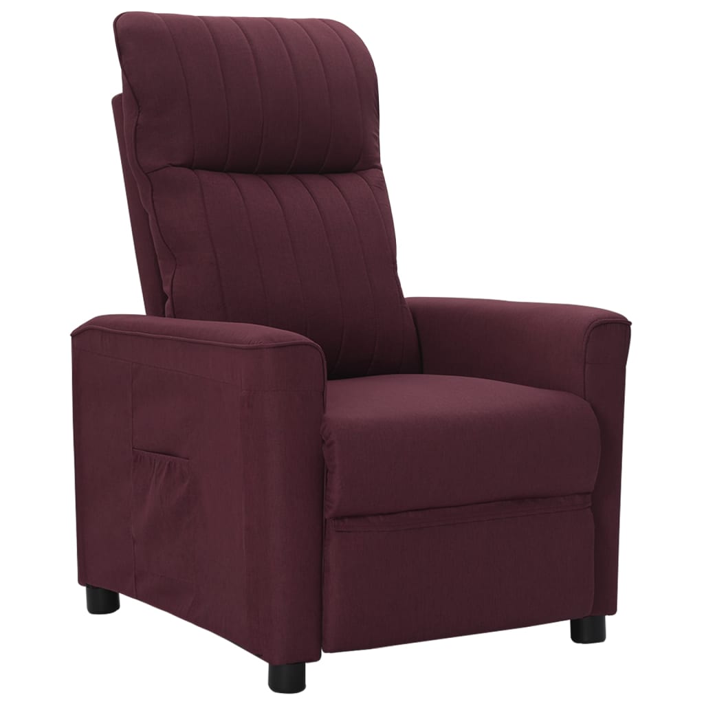 Relaxsessel Lila Stoff