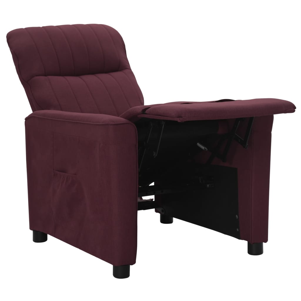 Relaxsessel Lila Stoff