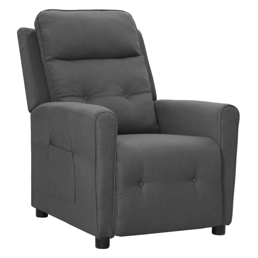 Relaxsessel Hellgrau Stoff