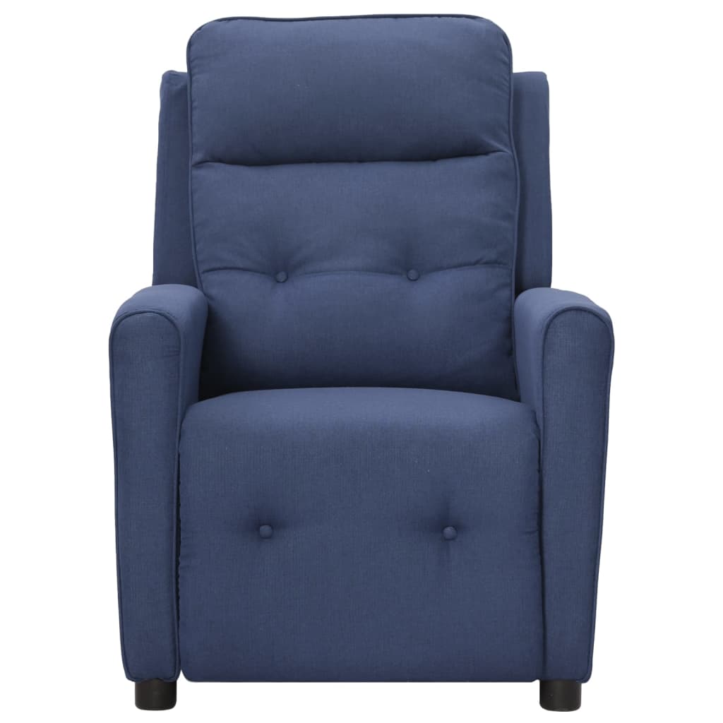 Relaxsessel Blau Stoff