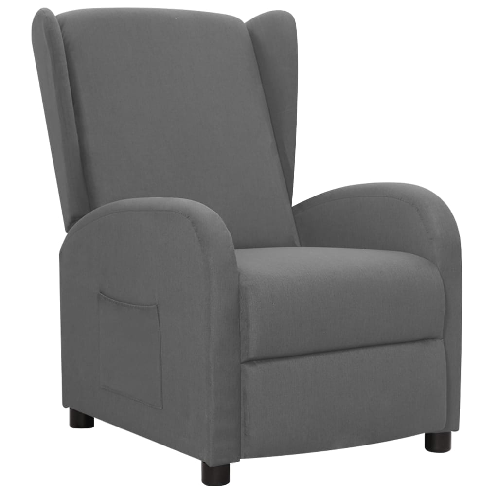 Relaxsessel Hellgrau Stoff