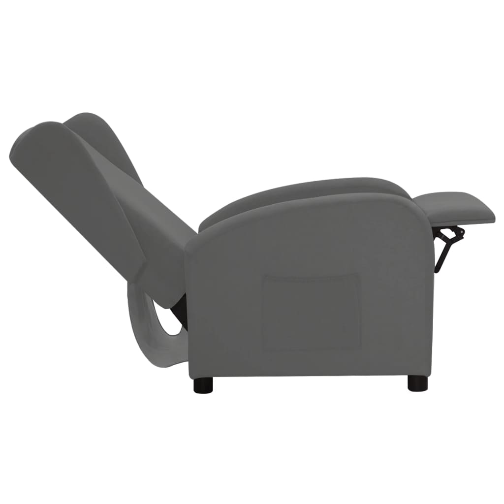 Relaxsessel Hellgrau Stoff