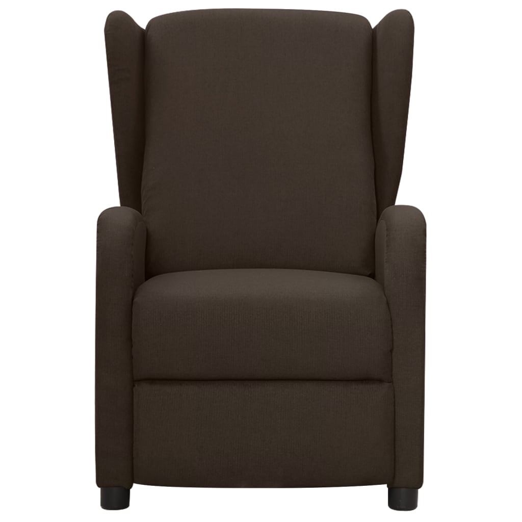 Relaxsessel Dunkelbraun Stoff
