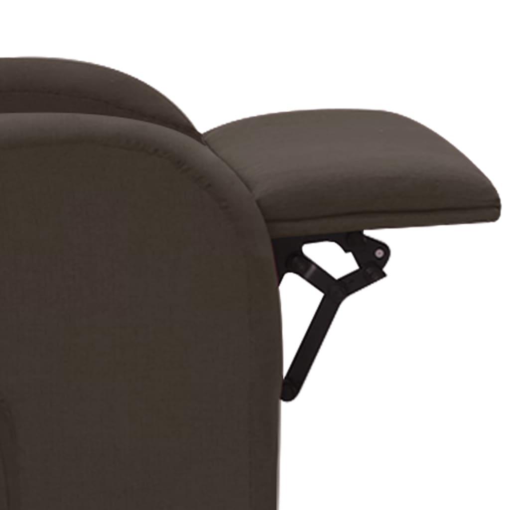 Relaxsessel Dunkelbraun Stoff
