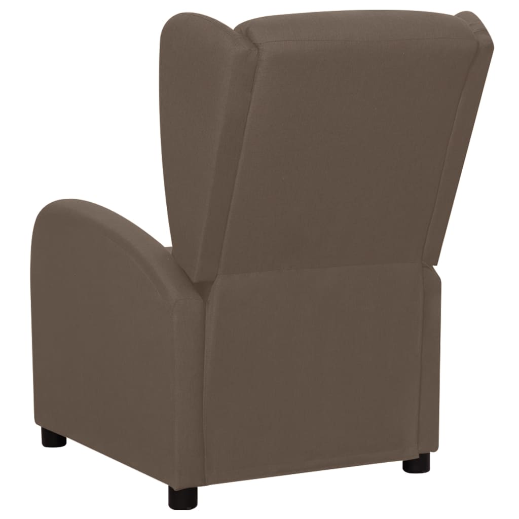 Relaxsessel Taupe Stoff