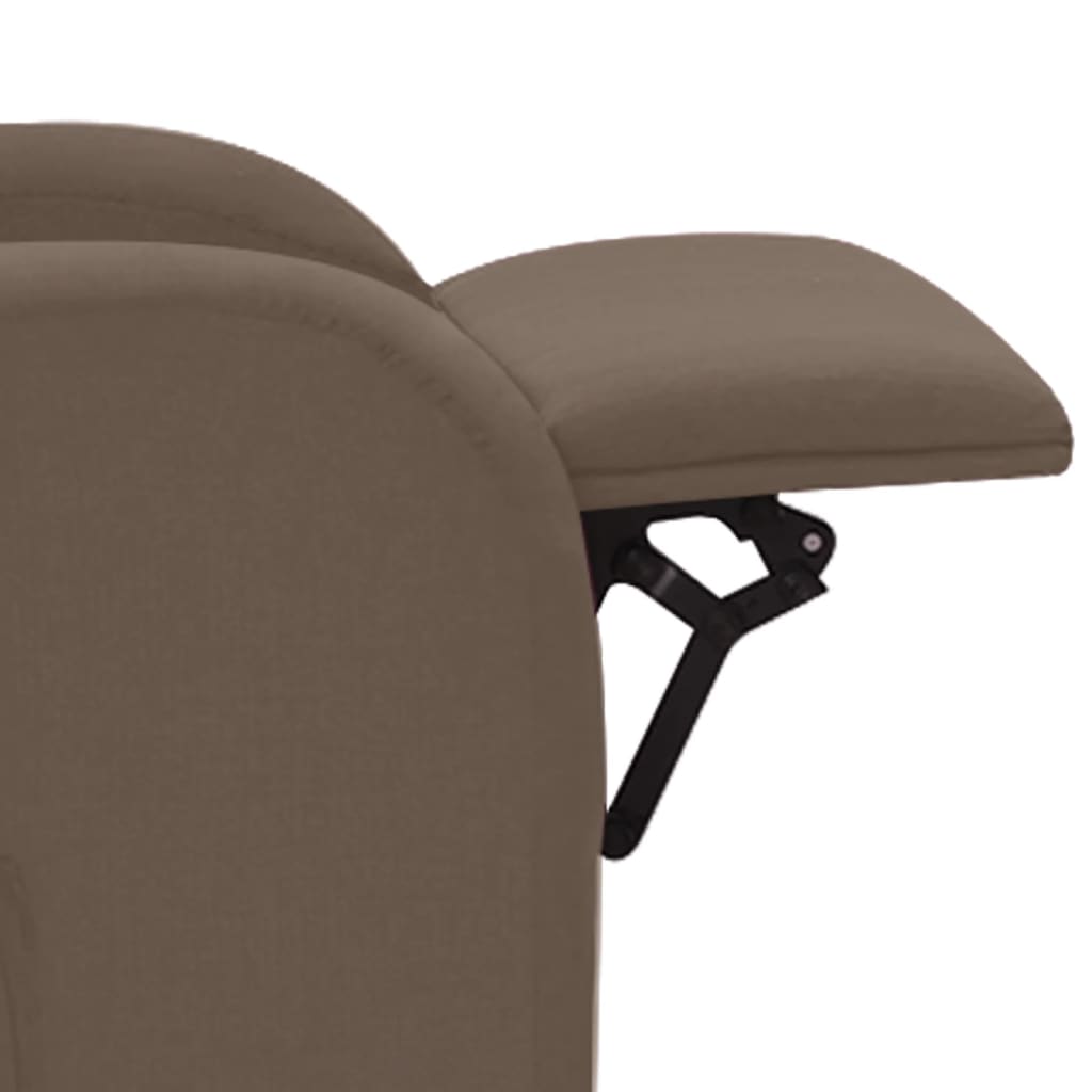 Relaxsessel Taupe Stoff
