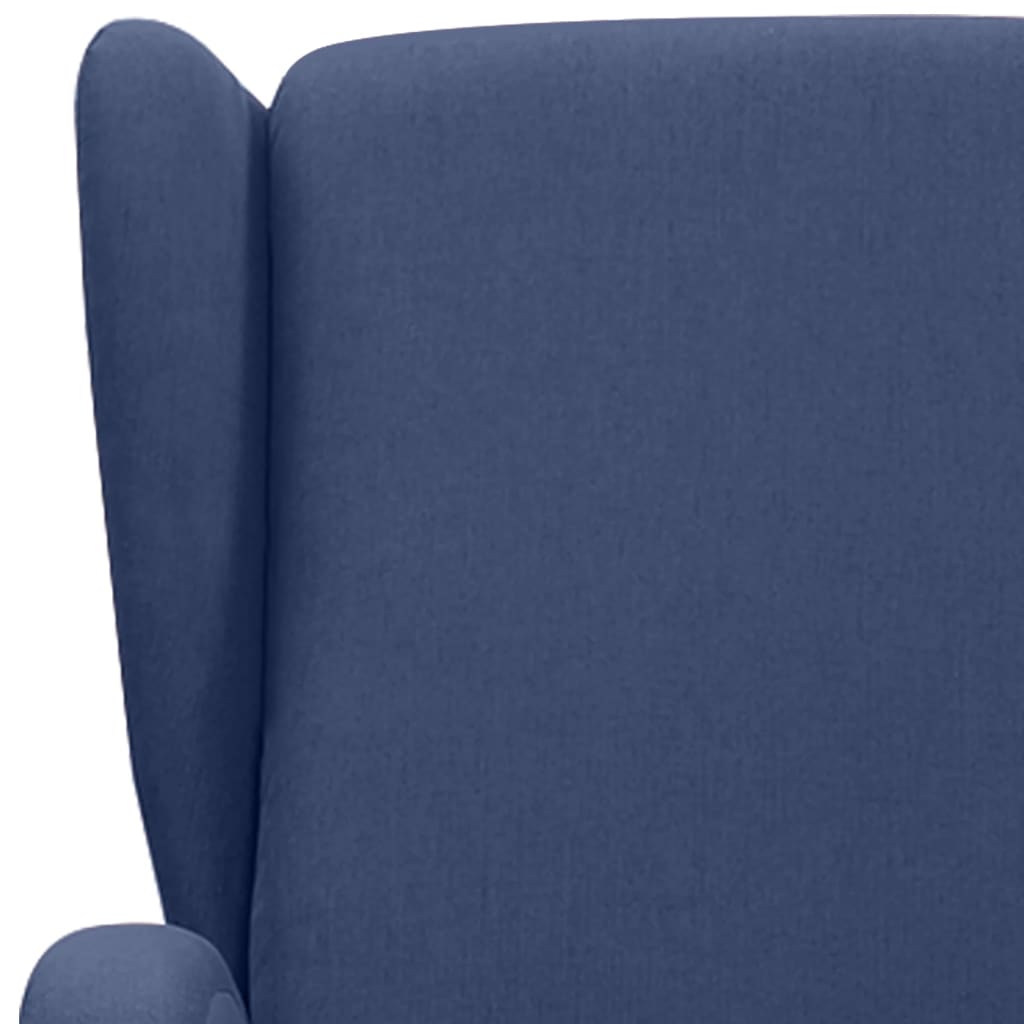 Relaxsessel Blau Stoff