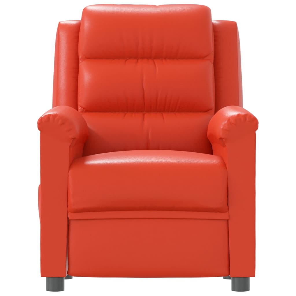 Relaxsessel Rot Kunstleder