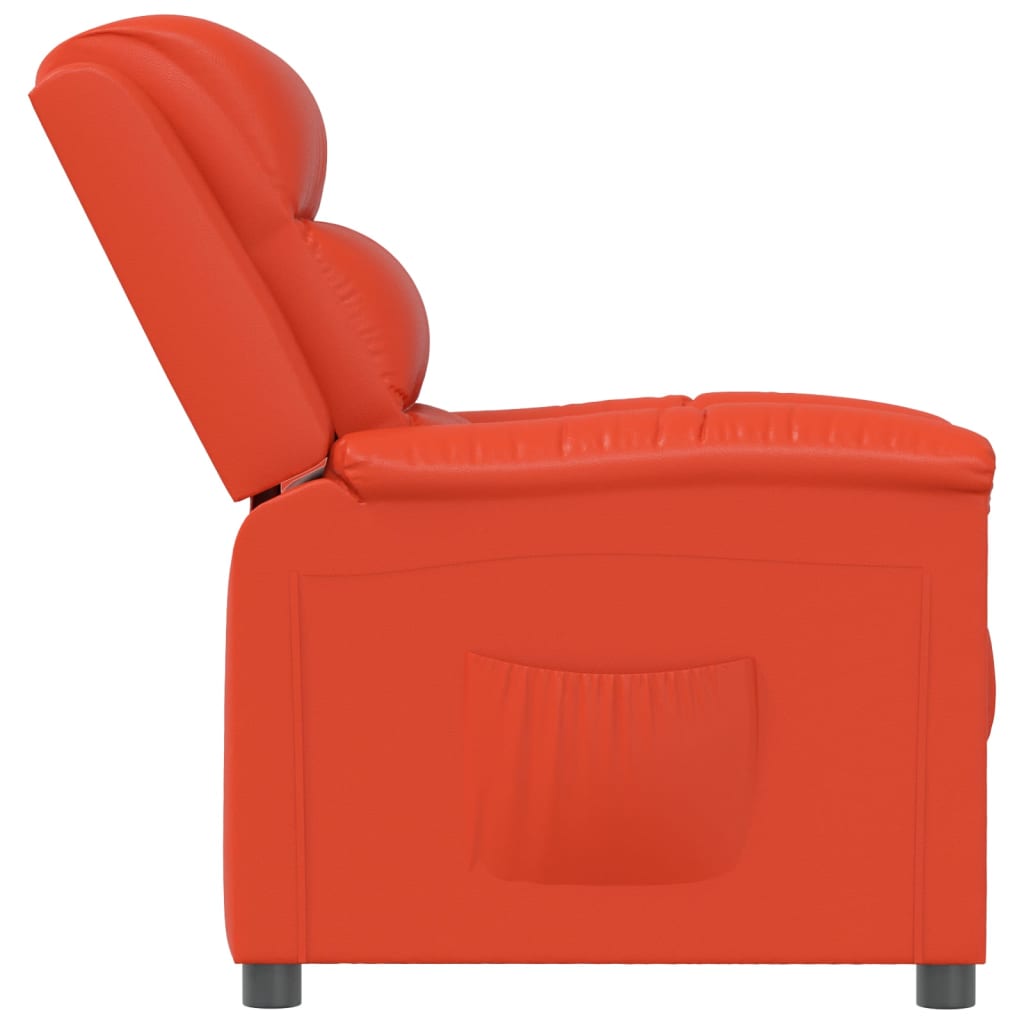 Relaxsessel Rot Kunstleder