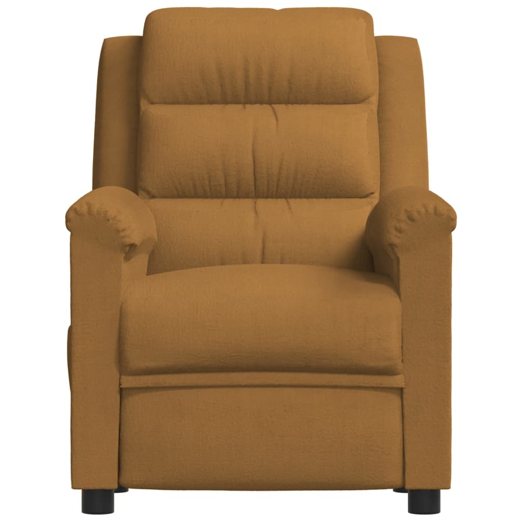 Relaxsessel Braun Samt