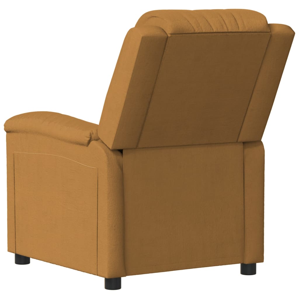 Relaxsessel Braun Samt