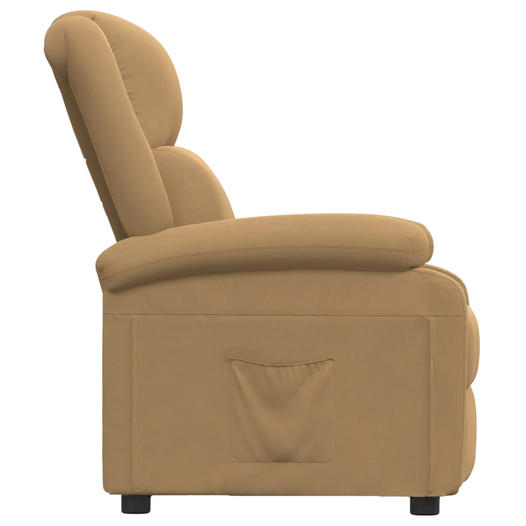 Relaxsessel Braun Samt