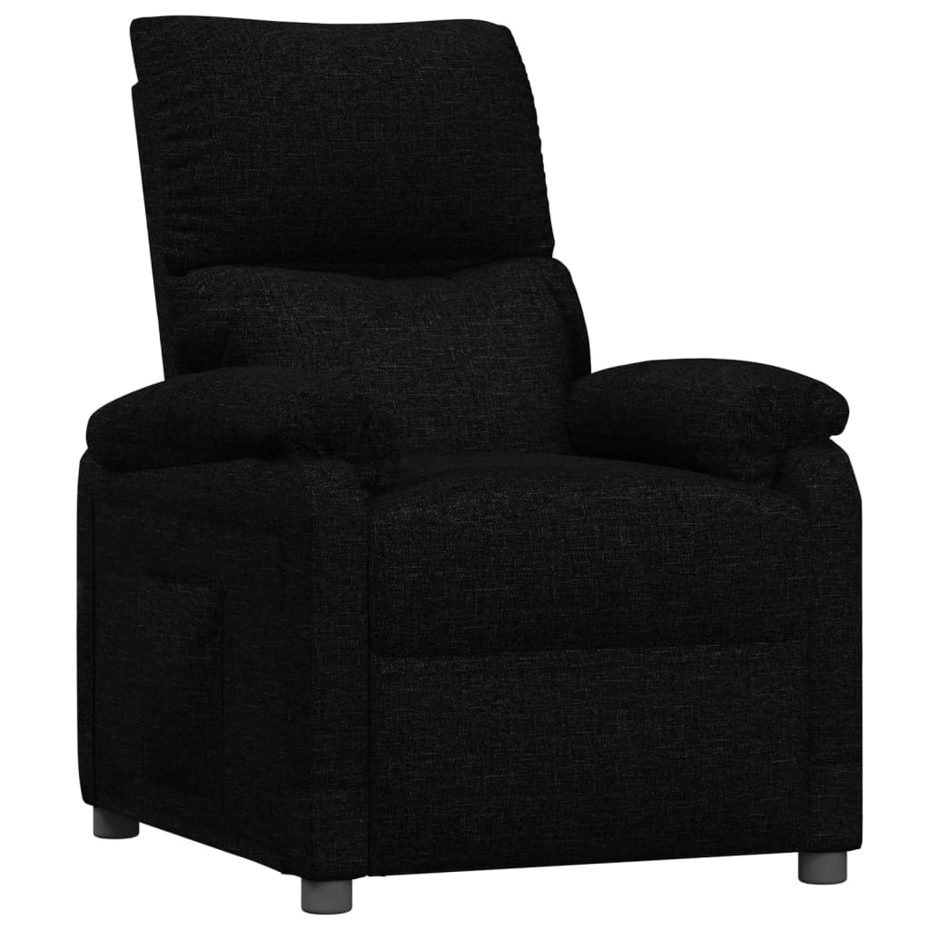 Fauteuil de relaxation tissu noir